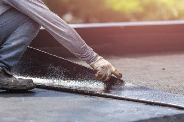 Professional Waterproofing technician working in Marshall, IL
